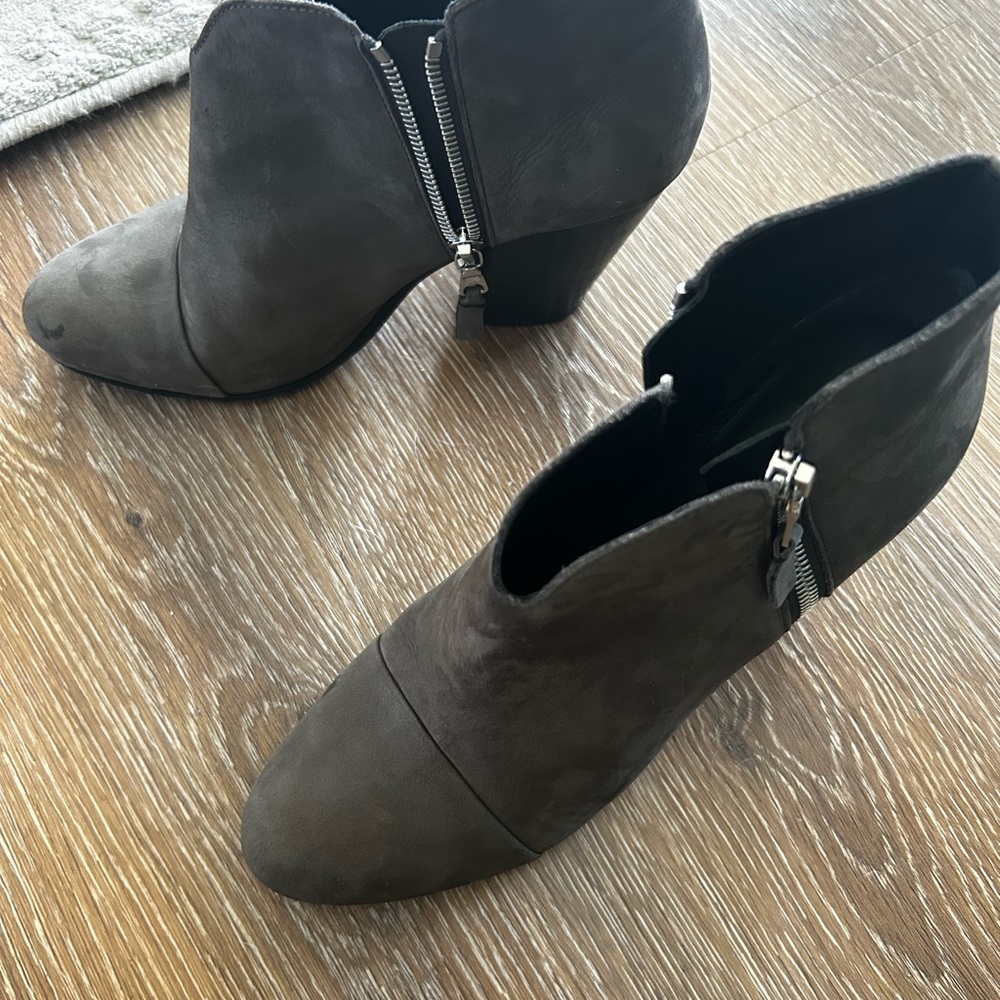 Rag & bone gray ankle boots